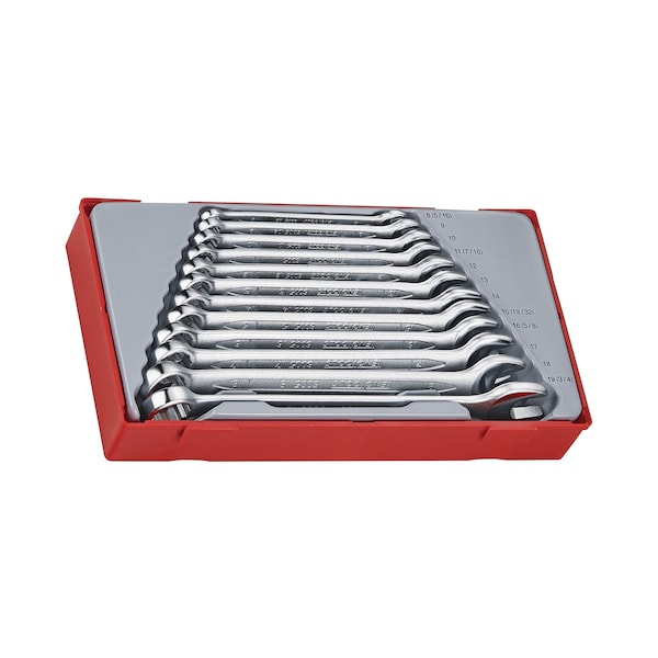 TT1236 12 Piece 12 Point Metric Combination Spanner Set